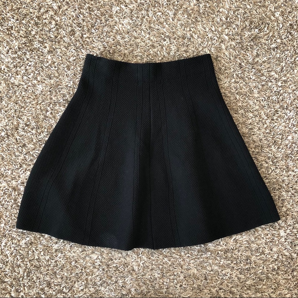 Thick black skirt with pretty pattern